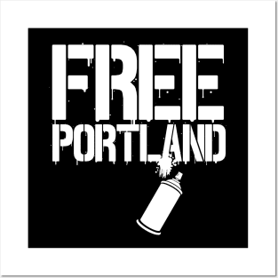 FREE PORTLAND - FREE SPEECH SHOP Posters and Art